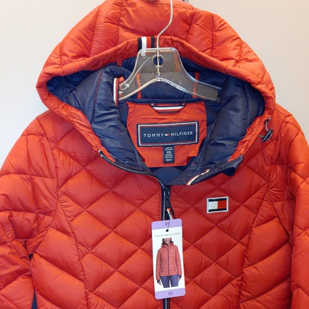 Tommy Hilfiger Ladies' Packable Jacket--Crimson - Picture 7 of 10